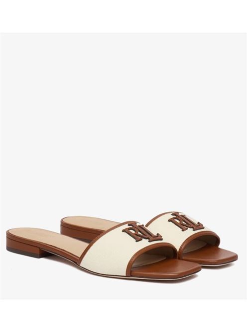 LAUREN RALPH LAUREN | EVERLEY SLD2-SANDALS-SLIDE.NATURAL/TAN